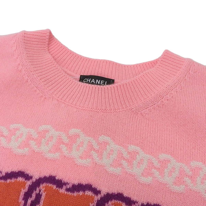 CHANEL 
23AW COCO カシミヤ 
ココマーク チェーン柄 ニット