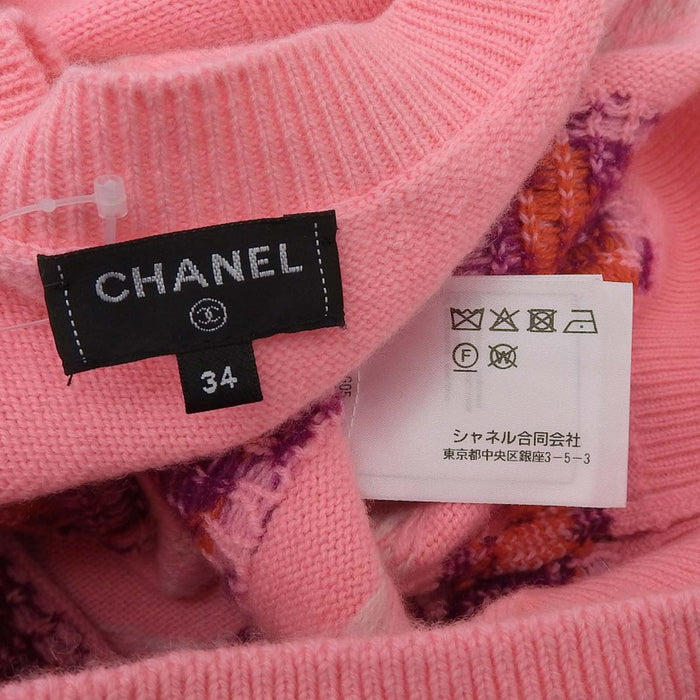CHANEL 
23AW COCO カシミヤ 
ココマーク チェーン柄 ニット