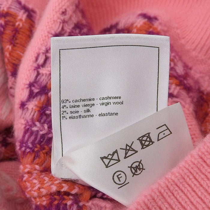 CHANEL 
23AW COCO カシミヤ 
ココマーク チェーン柄 ニット