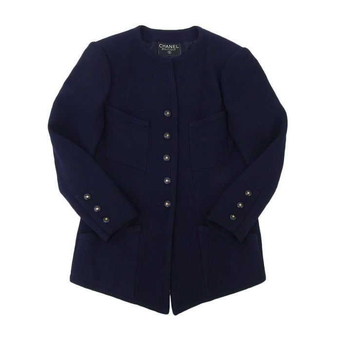 CHANEL
COCO Coco Button
Coco Mark No-Collar Jacket