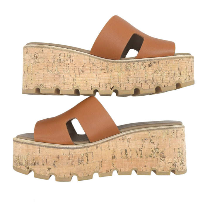 HERMES
Platform Leather Cork
Eze 30 Eze Sandals