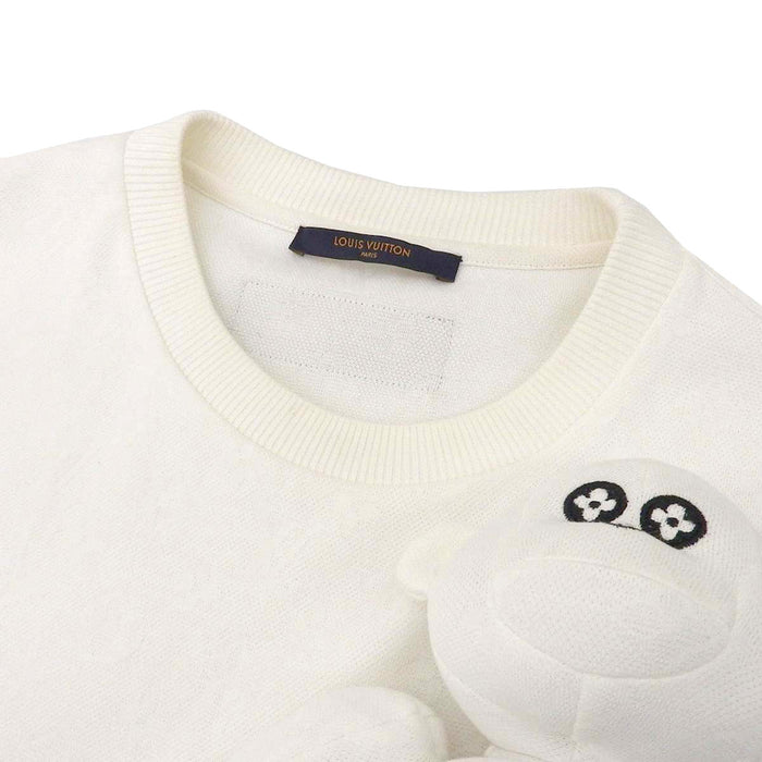LOUIS VUITTON 
LV ぬいぐるみ サル コットン 
モノグラム 3D モンキー Tシャツ 
モノグラム