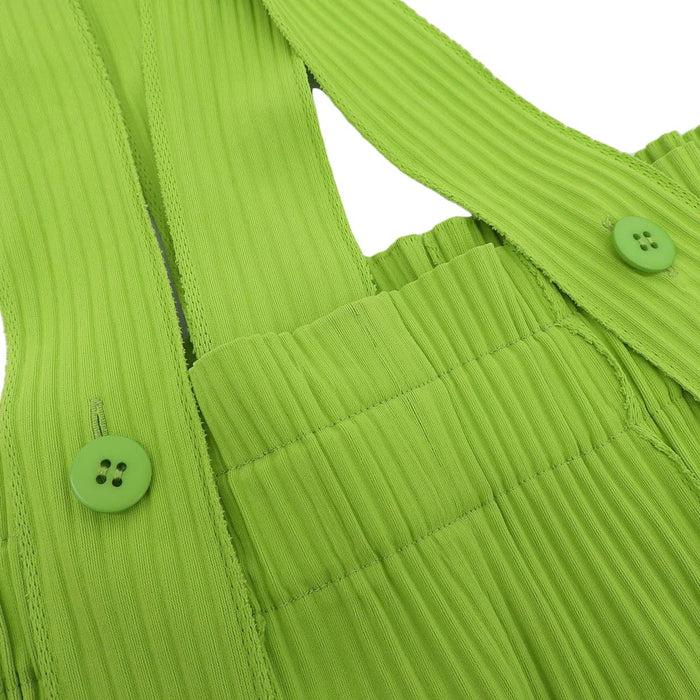 ISSEY MIYAKE 
ミーイッセイミヤケ 24SS 
me ISSEI MIYAKE プリーツ サスペンダー パンツ