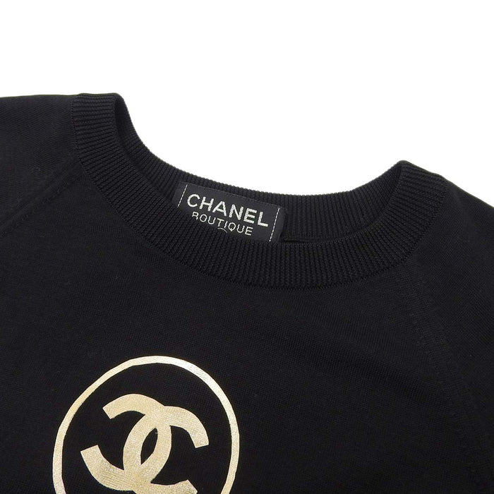 CHANEL 
COCO 
Coco Mark Short Sleeve Knit