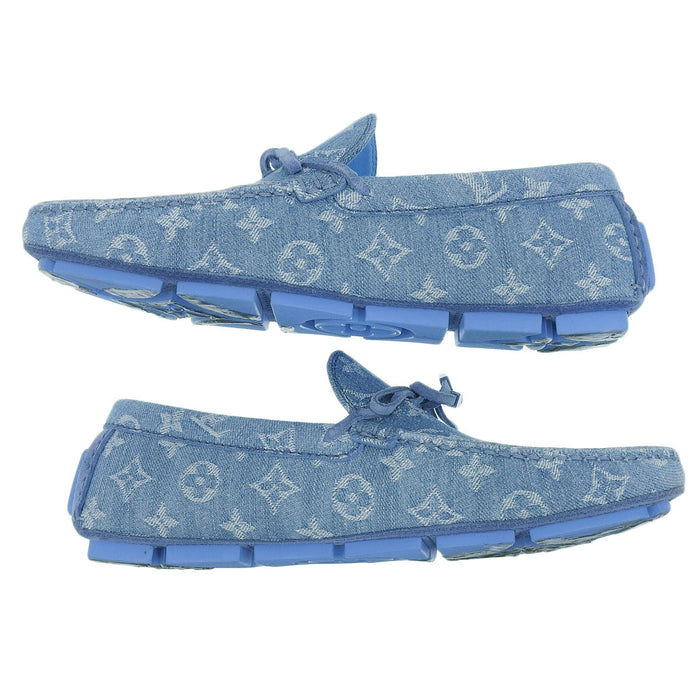 LOUIS VUITTON 
23年製 デニム 
LV ドライバー ライン ローファー 
モノグラム