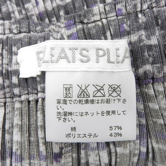 PLEATS PLEASE 
褶皱请 
三宅一生 全图案 
千鸟格子 裙子