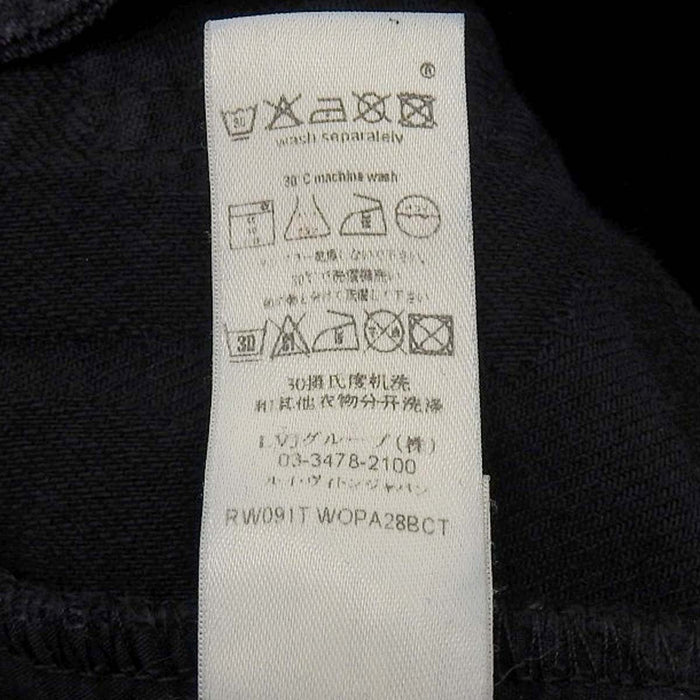 LOUIS VUITTON
LV all-over pattern jacquard cotton
graffiti black denim pants