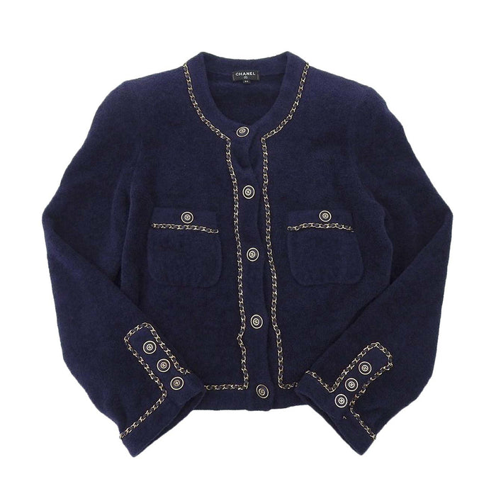 CHANEL
COCO Coco Button
Coco Mark Chain Stitch Pile Knit Jacket
