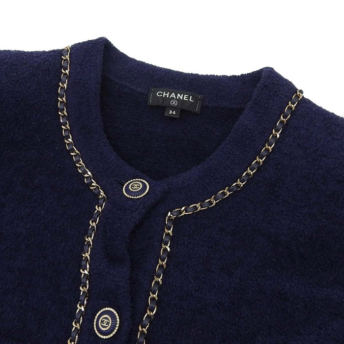 CHANEL
COCO Coco Button
Coco Mark Chain Stitch Pile Knit Jacket