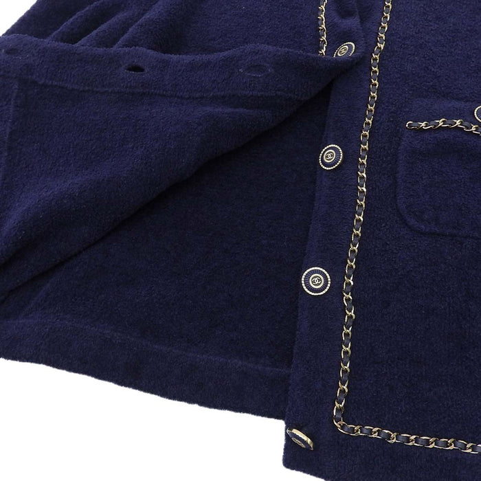 CHANEL
COCO Coco Button
Coco Mark Chain Stitch Pile Knit Jacket