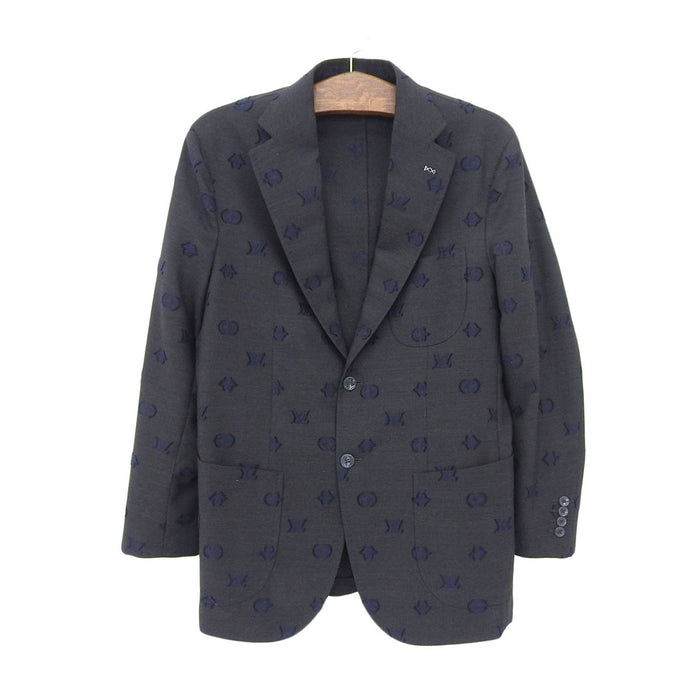 LOUIS VUITTON 
LV ウール ジャカード 
シングルブレステッド ナポリターナ ジャケット 
モノグラム