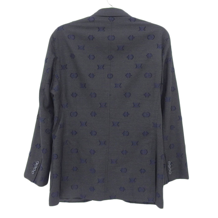 LOUIS VUITTON 
LV ウール ジャカード 
シングルブレステッド ナポリターナ ジャケット 
モノグラム