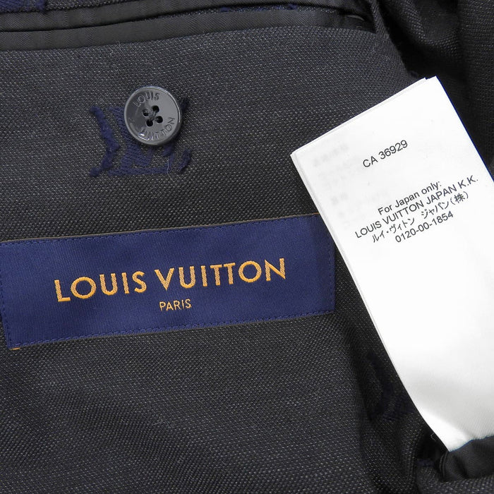 LOUIS VUITTON 
LV ウール ジャカード 
シングルブレステッド ナポリターナ ジャケット 
モノグラム