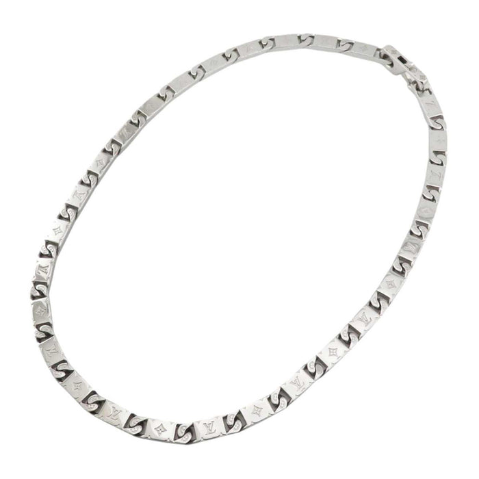 LOUIS VUITTON
LV Logo Monogram Flower Silver Color Metal
Monogram Tied-up Necklace