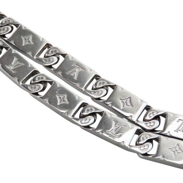 LOUIS VUITTON
LV Logo Monogram Flower Silver Color Metal
Monogram Tied-up Necklace