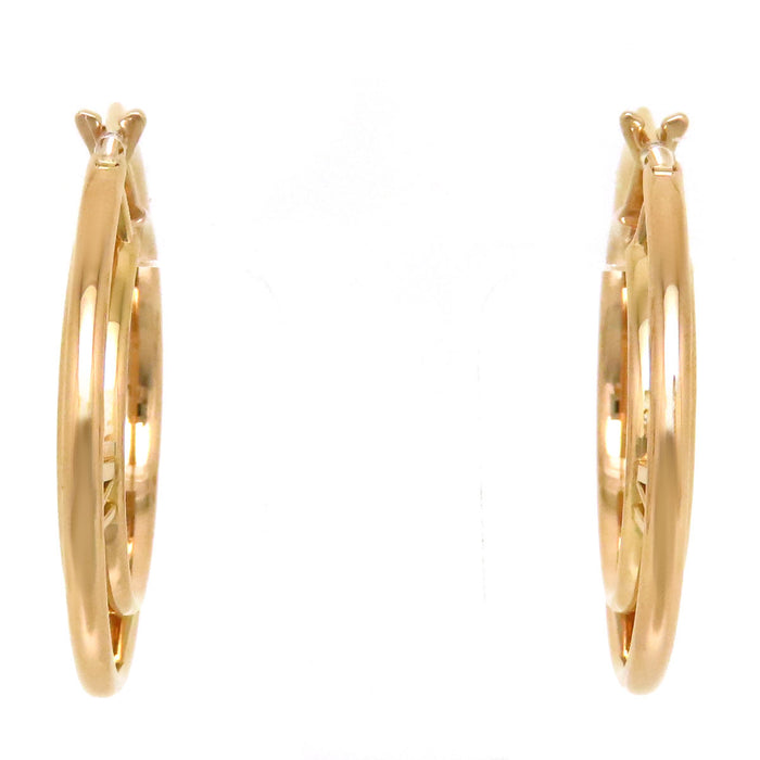 TIFFANY&Co. 
Atlas Medallion Hoop Earrings