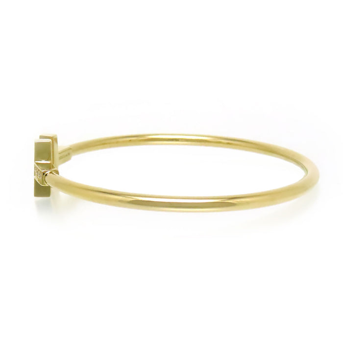 TIFFANY&Co. 
T Wire Bangle Diamond