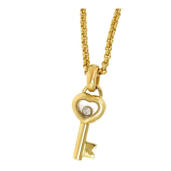 Chopard 
Happy Diamond Heart Key Necklace