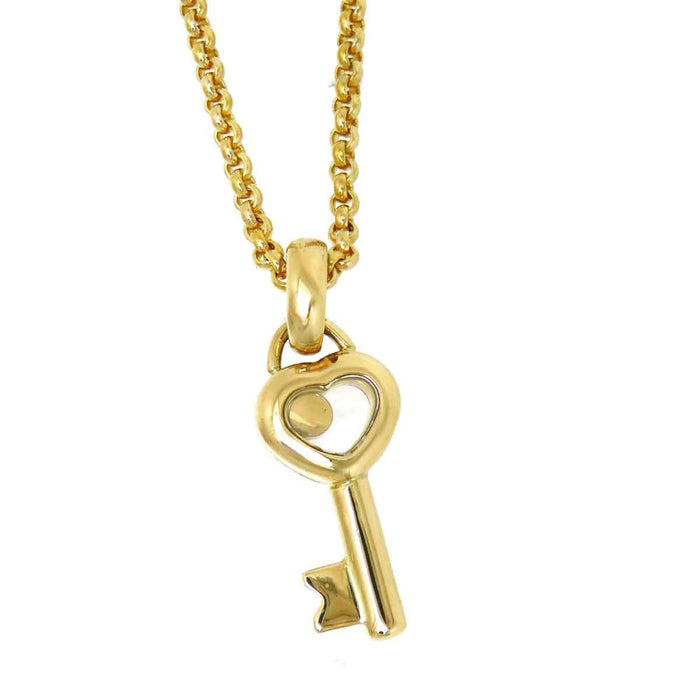 Chopard 
ハッピーダイヤモンド ハートキー ネックレス