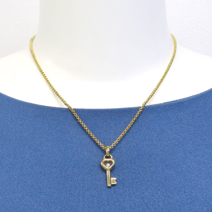 Chopard 
Happy Diamond Heart Key Necklace