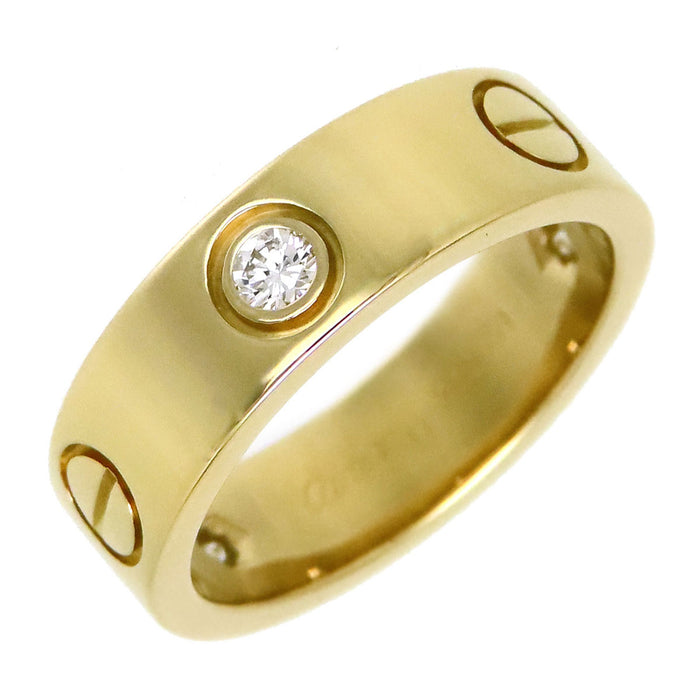 CARTIER 
Anello Love con diamanti parziali