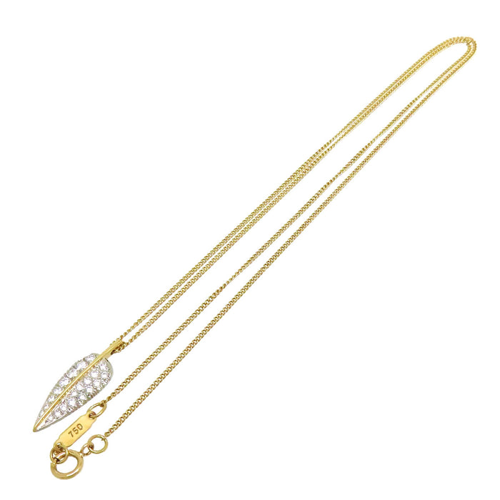 TIFFANY&Co. 
Collana con foglia e diamante