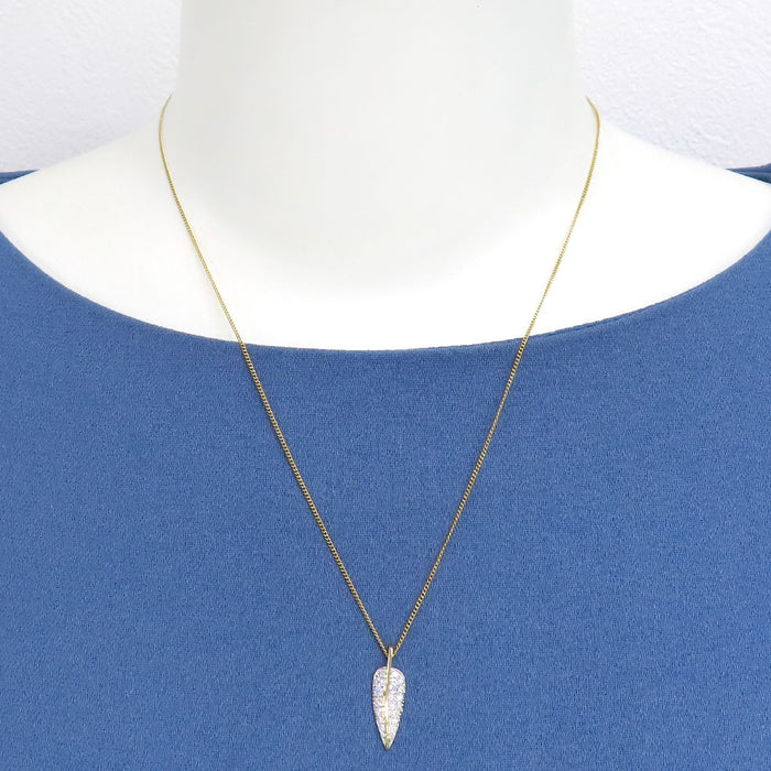 TIFFANY&Co. 
Collana con foglia e diamante