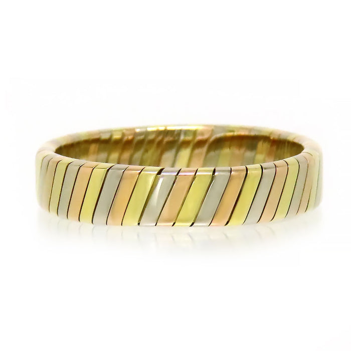 BVLGARI Tubogas Three-Color Ring