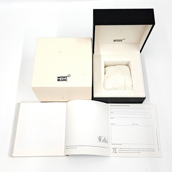 MONTBLANC 
Star Legacy World Time GMT 
With box and warranty card