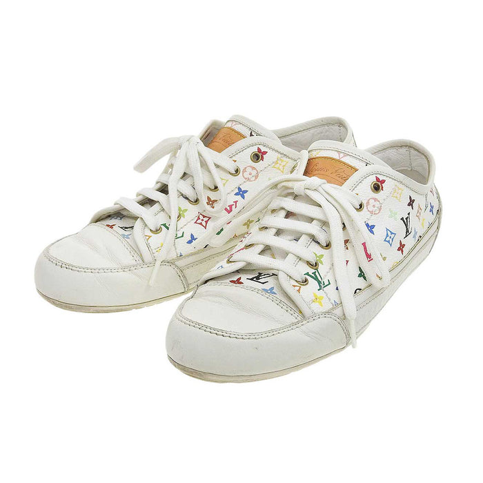 LOUIS VUITTON 
LV logo 
Sneakers in pelle Monogramma Multicolore