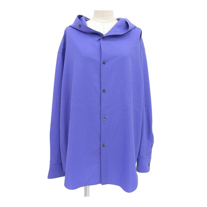オーバーコート ウール 
OVERCOAT ドロップショルダー フーディ シャツ