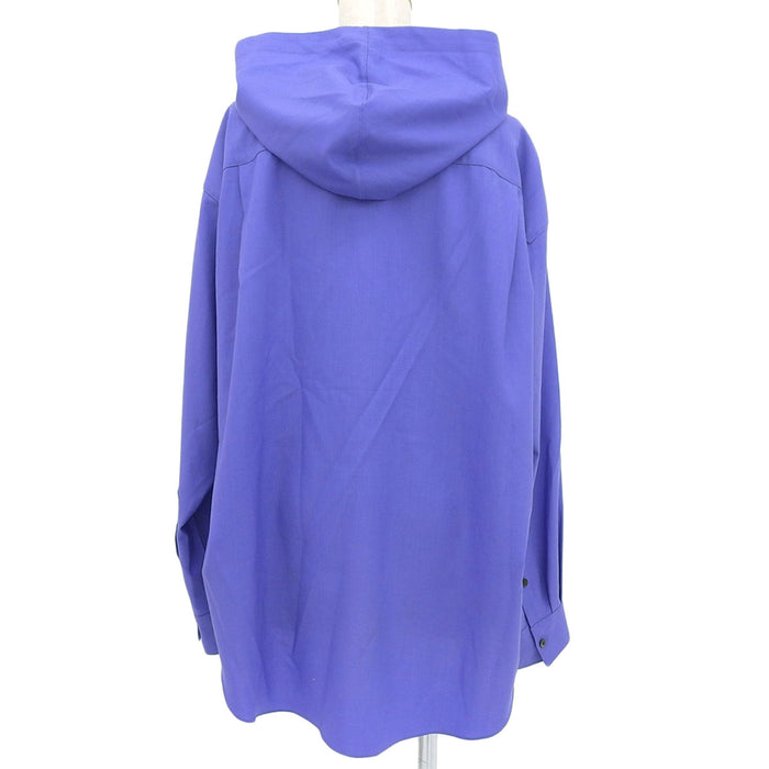 Cappotto Overcoat Spalla scesa Felpa con cappuccio Camicia in lana