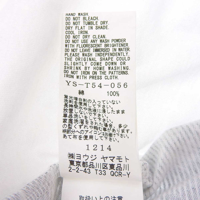Y's 
Y's YOHJI YAMAMOTO Gradation Cotton 
Dot Pigment Print Long Sleeve T-Shirt