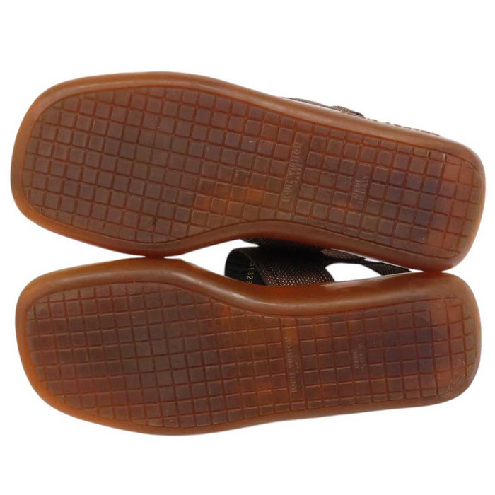 LOUIS VUITTON 
LV ロゴ ベルクロ 
ビーチサンダル