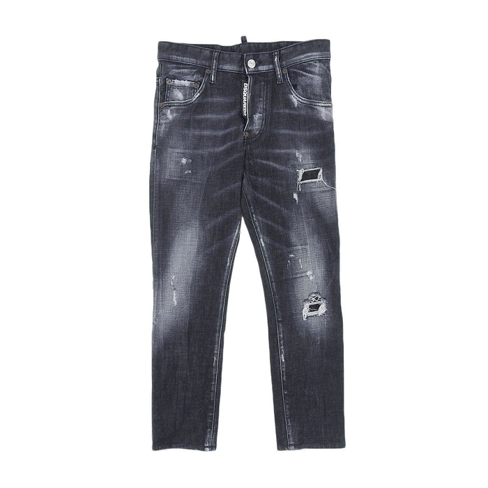 DSQUARED2 
Jeans skater skinny con effetto usurato 
Jeans skater