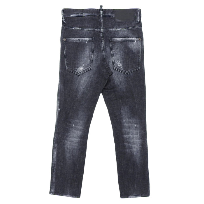 DSQUARED2 
Jeans skater skinny con effetto usurato 
Jeans skater