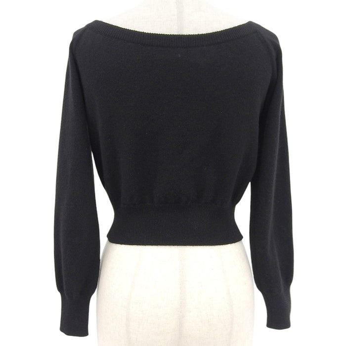 CHANEL
Logo COCO CC Coco Button Ribbon Brooch
Coco Mark Cashmere Knit Cardigan