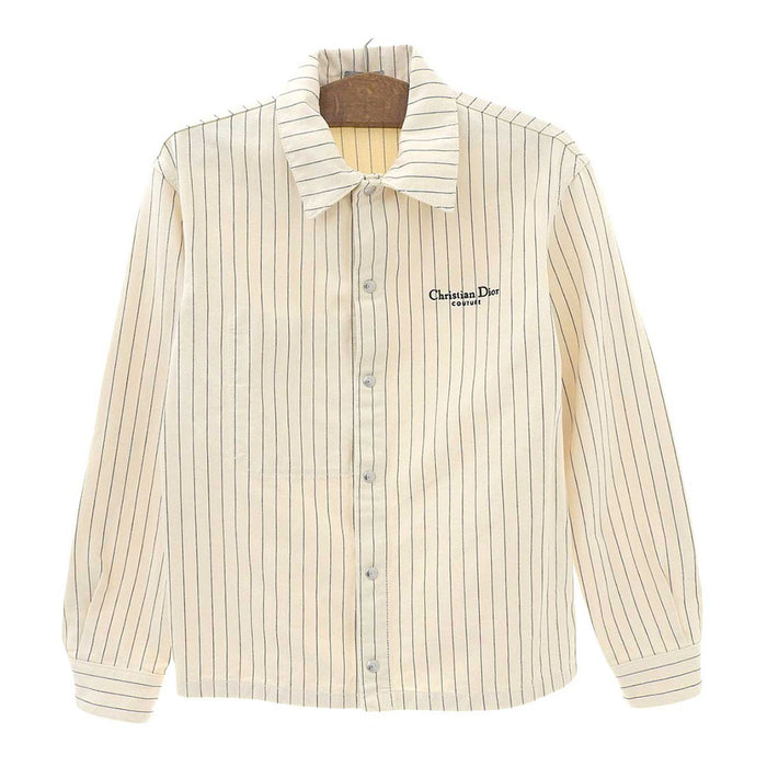 Dior
Logo Embroidery
Striped Cotton Overshirt