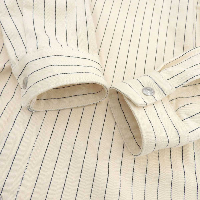 Dior
Logo Embroidery
Striped Cotton Overshirt