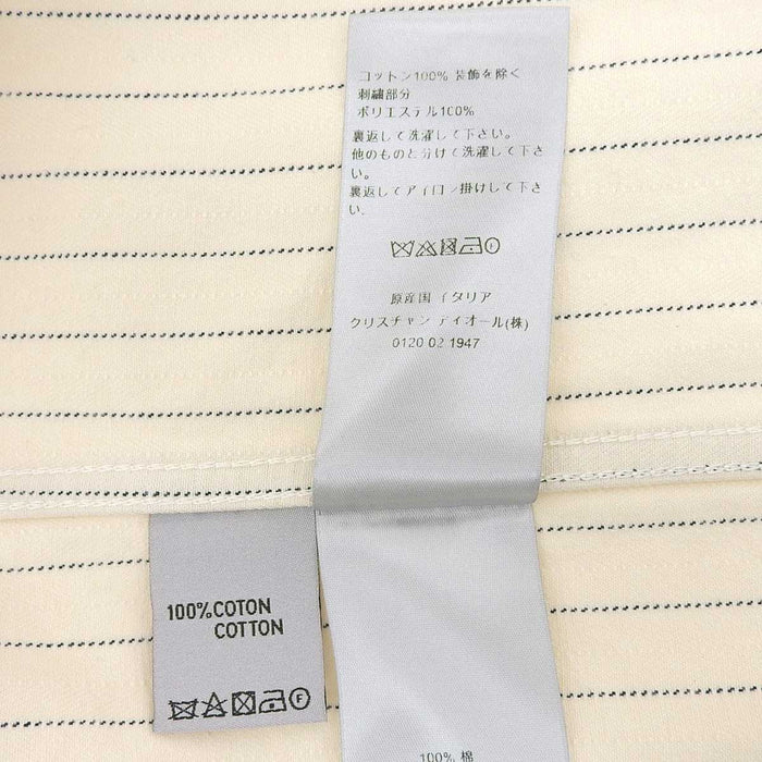 Dior
Logo Embroidery
Striped Cotton Overshirt
