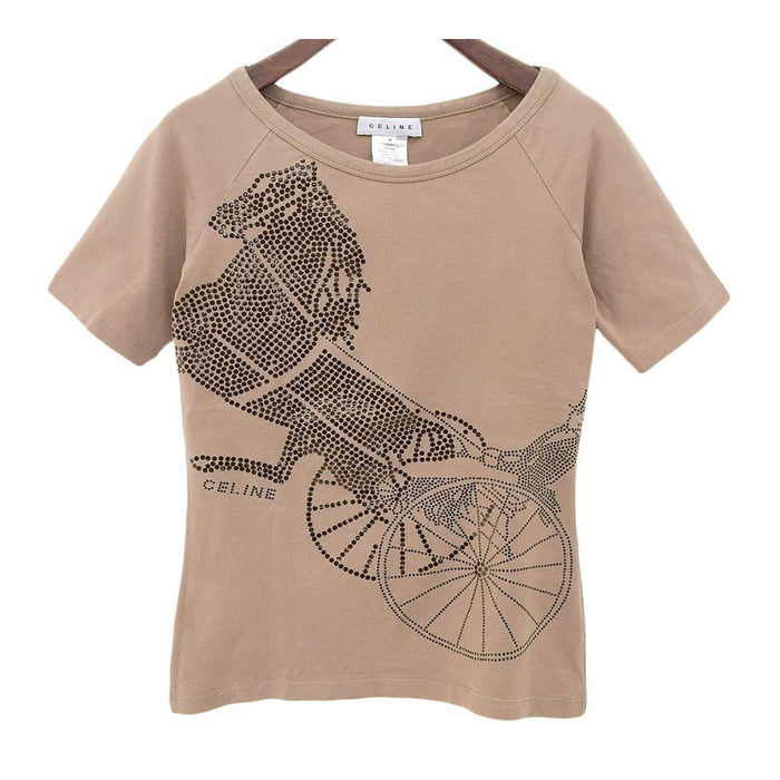 CELINE 
コットン 
馬車柄 Tシャツ