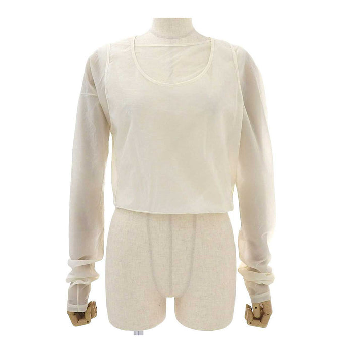 フミカウチダ アシンメトリー バルーン ナイロン 
FUMIKA UCHIDA レイヤード クロップド トップス