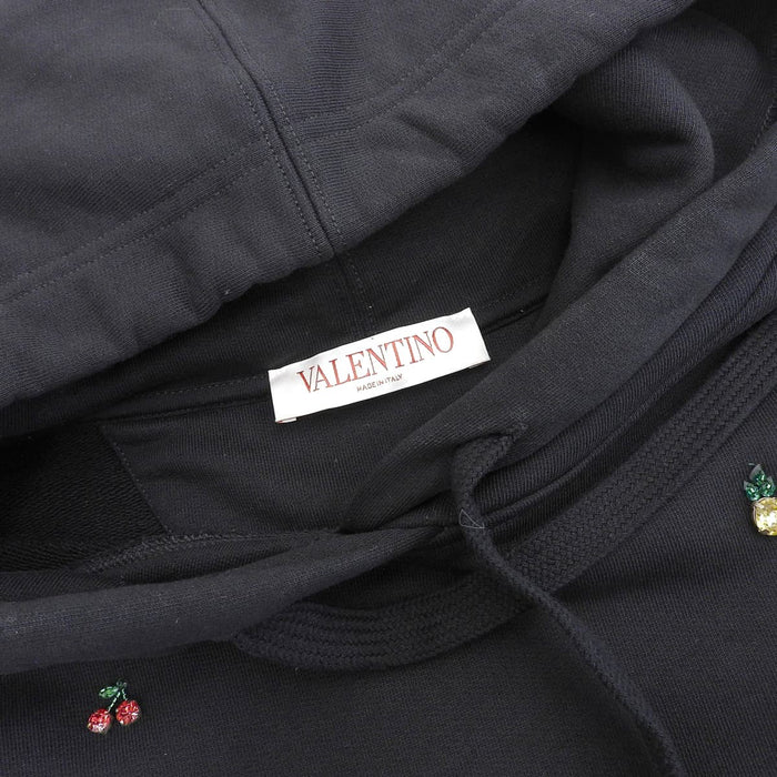 VALENTINO
Back Logo Print Beads Rhinestone
Fruits Embroidery Hoodie