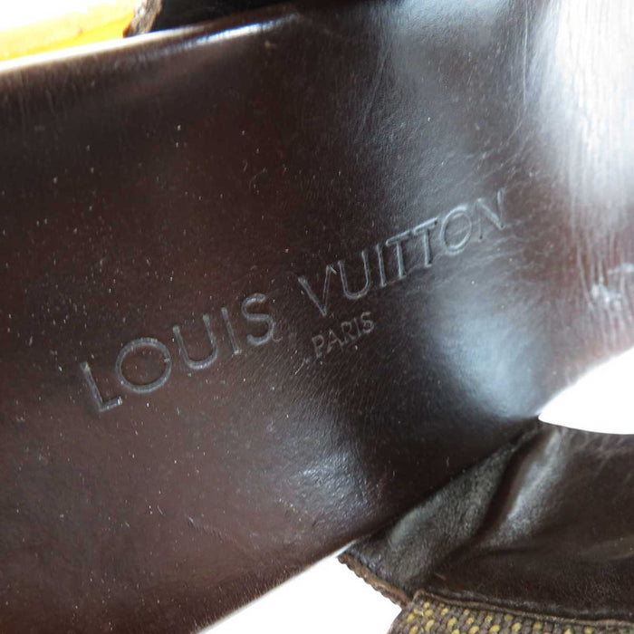 LOUIS VUITTON 
LV ロゴ ベルクロストラップ 
ビーチサンダル