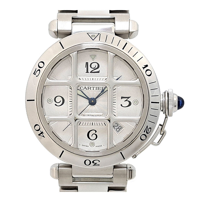 CARTIER 
Pasha Grille 38mm 
Avec boîte