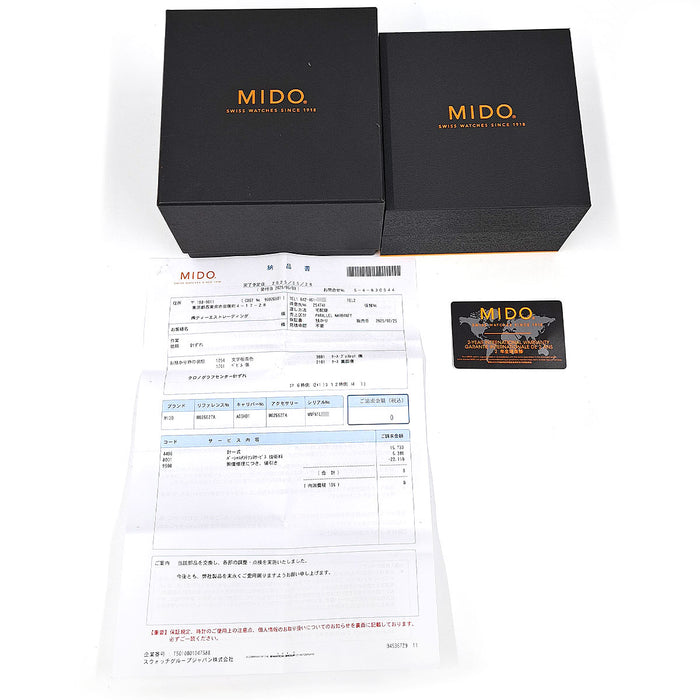 MIDO
Chronograph
With box and warranty card