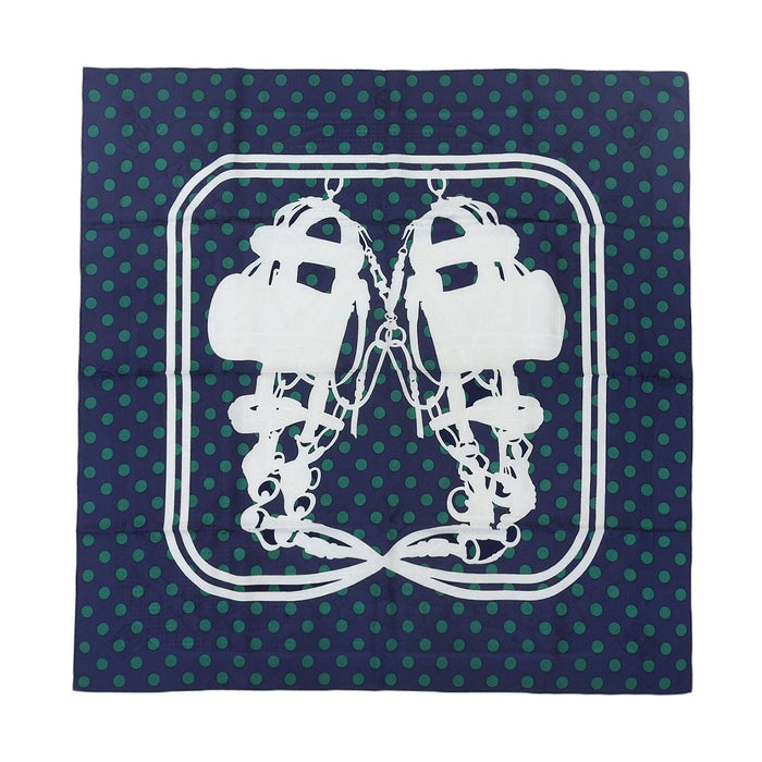 HERMES
Scarf Large Silk
Carré 90 CAVALCADOUR BRIDES de GALA with Dots