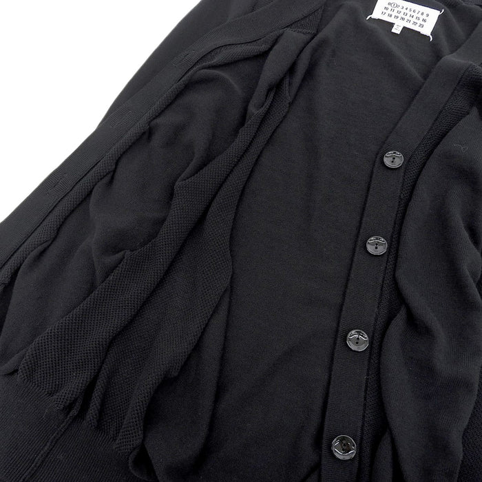Maison Margiela 
コットン 
切替 ニット カーディガン
