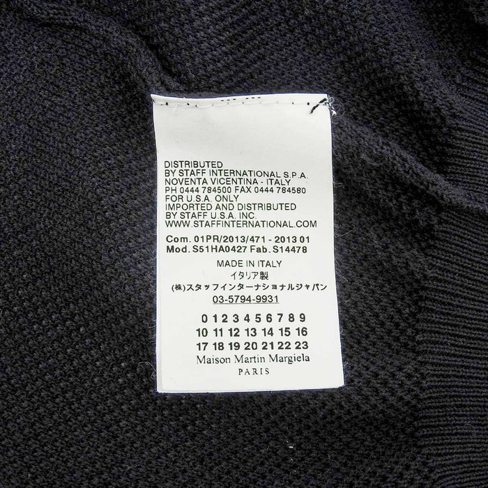Maison Margiela 
コットン 
切替 ニット カーディガン