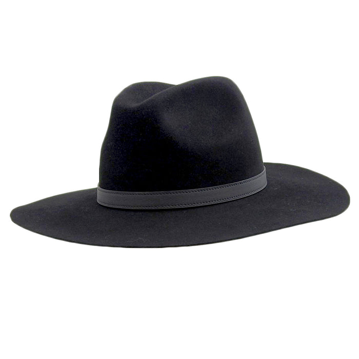 HERMES 
レザー シルバーカラー金具 
ケリー ウール ハット